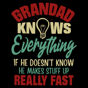 Grandad Knows T Shirt