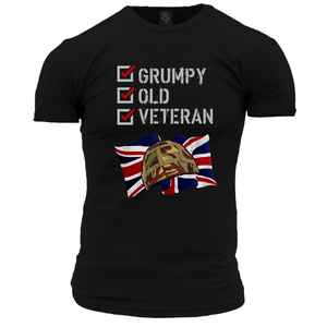 Grumpy Old Veteran Unisex T Shirt
