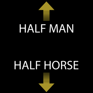 Half Man T Shirt
