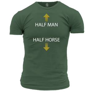 Half Man T Shirt