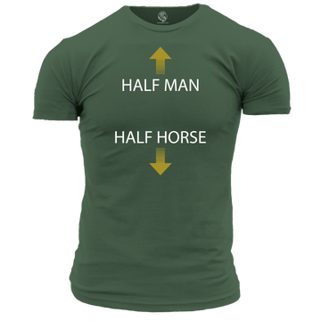 Half Man T Shirt