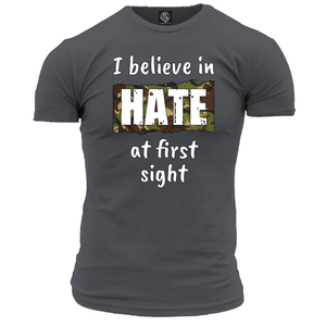 Veteran T Shirt Hate At First Sight