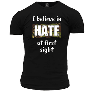 Veteran T Shirt Hate At First Sight