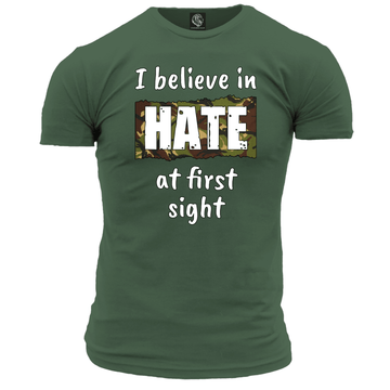 Veteran T Shirt Hate At First Sight
