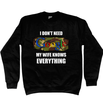 I Don't Need Google Sweatshirt