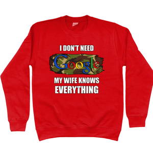 I Don't Need Google Sweatshirt