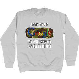 I Don't Need Google Sweatshirt