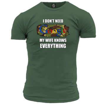 I Don't Need Google T Shirt