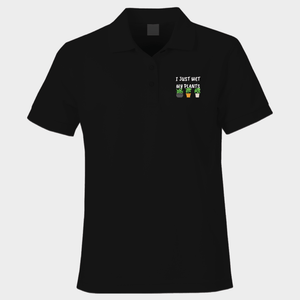 Funny Polo Shirt I Just Wet My Plants