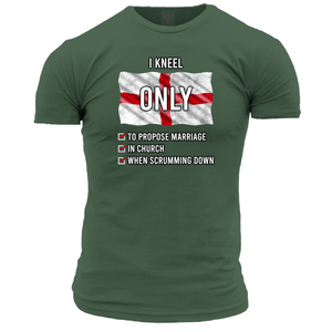 I Kneel ONLY (Rugby) Unisex T Shirt