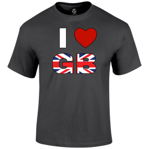 I Love Great Britain T Shirt