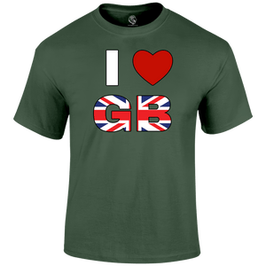 I Love Great Britain T Shirt