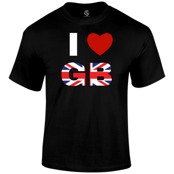 I Love Great Britain T Shirt