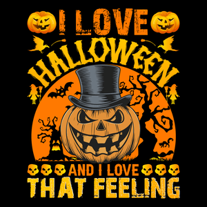 I Love Halloween T Shirt
