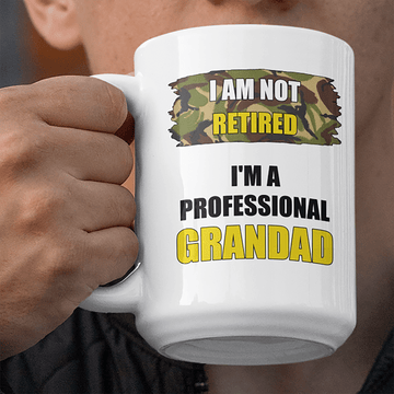 Funny Grandad Mug I'm A Professional Grandad (DPM) Jumbo Mug