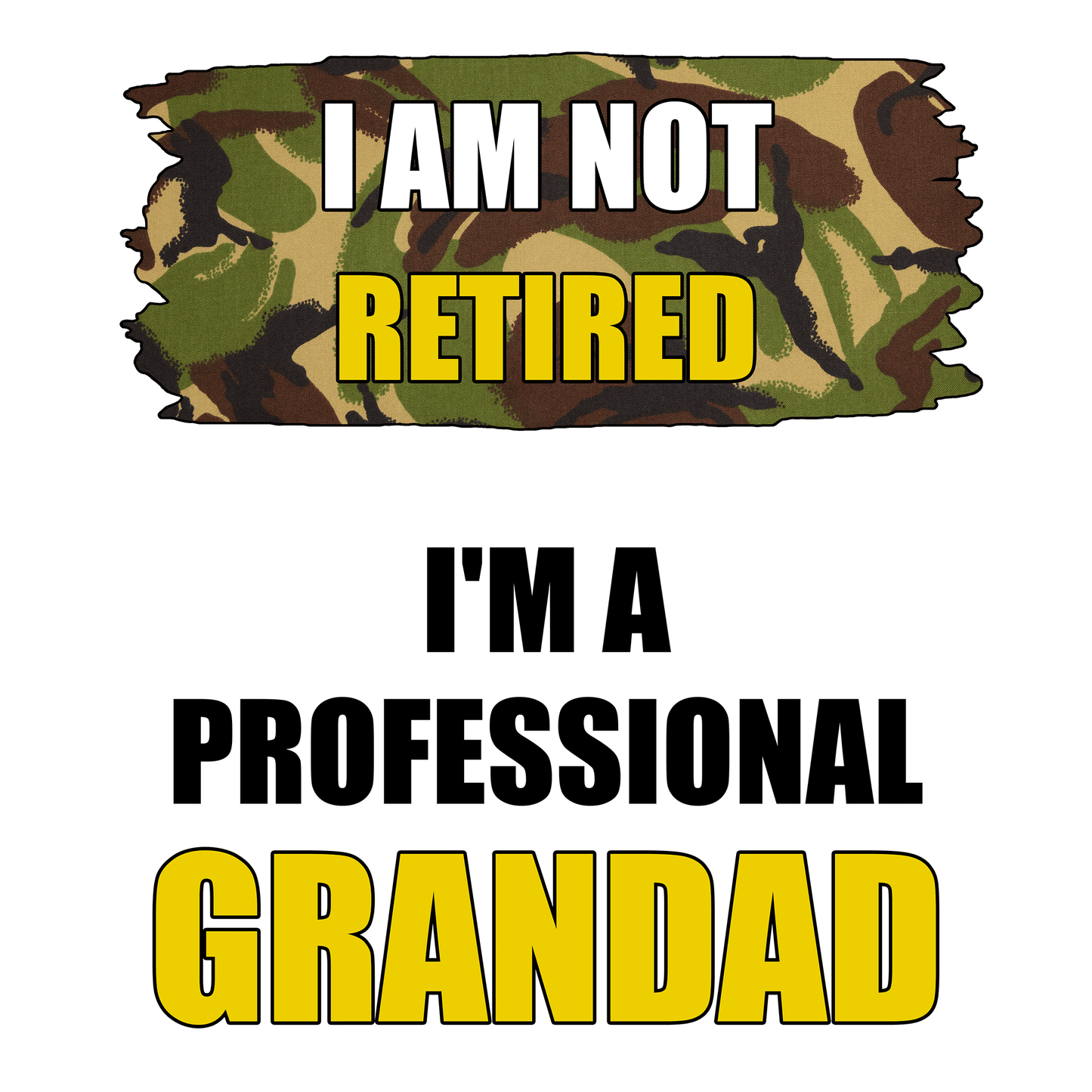 Funny Grandad Mug I'm A Professional Grandad (DPM) Jumbo Mug