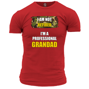 Funny Grandad T Shirts I'm A Professional Grandad (DPM)
