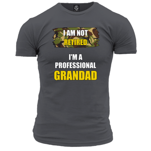 Funny Grandad T Shirts I'm A Professional Grandad (DPM)