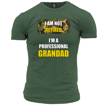 Funny Grandad T Shirts I'm A Professional Grandad (DPM)