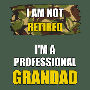 Funny Grandad T Shirts I'm A Professional Grandad (DPM)