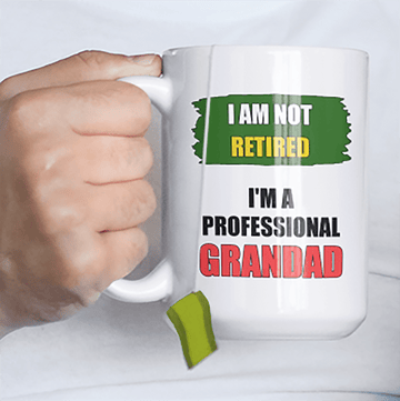 Funny Grandad Mug I'm A Professional Grandad Jumbo Mug
