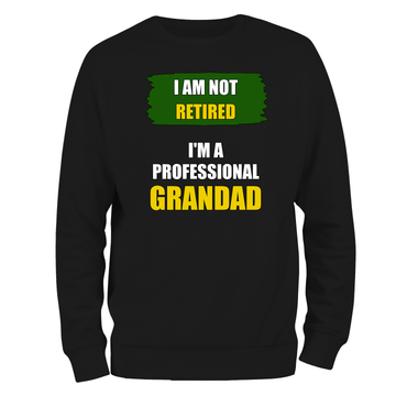 Funny Grandad Sweatshirt I'm A Professional Grandad