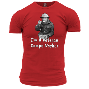I'm A Veteran Compo Nosher T Shirt
