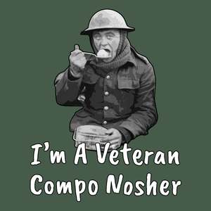 I'm A Veteran Compo Nosher T Shirt