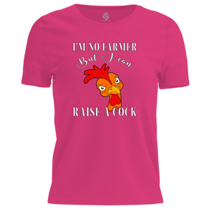 Funny Womens T Shirt I'm No Farmer
