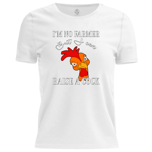 Funny Womens T Shirt I'm No Farmer
