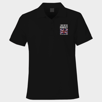 Patriotic Polo Shirt I May Not Be Perfect