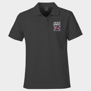 Patriotic Polo Shirt I May Not Be Perfect