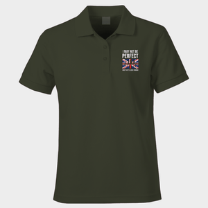 Patriotic Polo Shirt I May Not Be Perfect