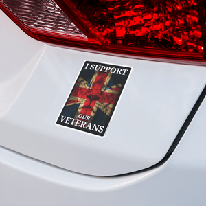 I Support Our Veterans High Quality Sticker