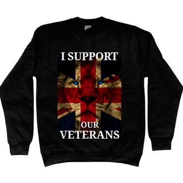 Veterans Sweatshirt I Support Our Veterans
