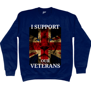 Veterans Sweatshirt I Support Our Veterans