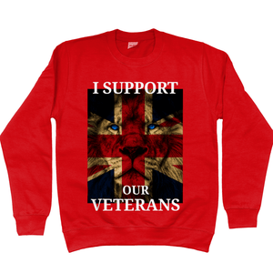 Veterans Sweatshirt I Support Our Veterans