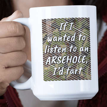 If I Wanted To Listen Jumbo Mug