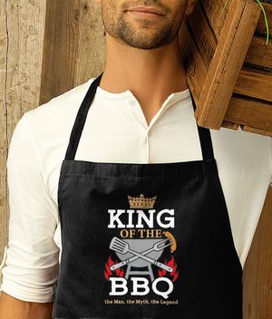 King Of The BBQ Premier Cotton Apron