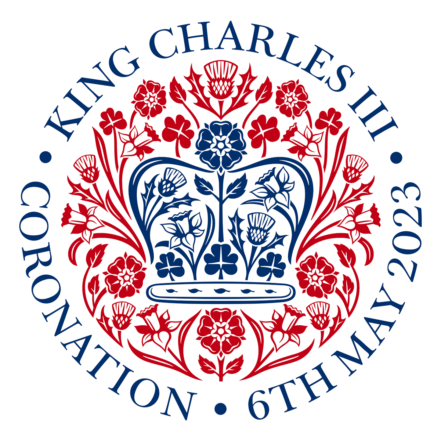 King's Coronation Cotton Tea Towel