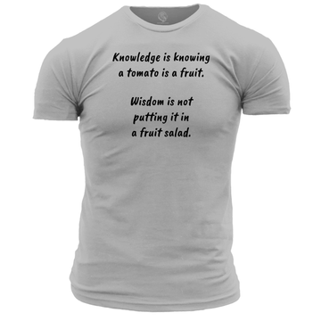 Knowledge And Wisdom T Shirt