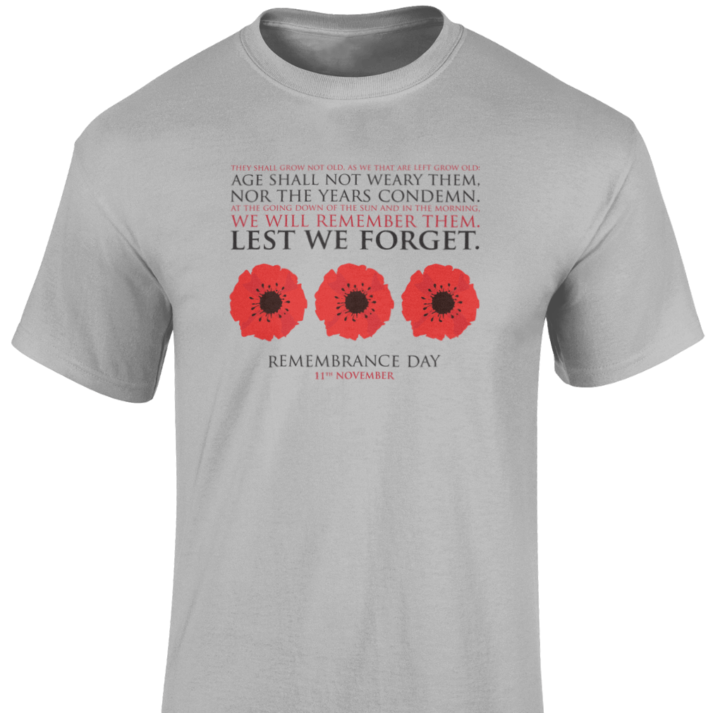 Lest We Forget (10) T Shirt