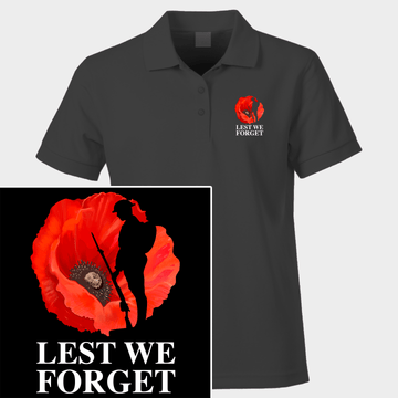 Remembrance Day Polo Shirt Lest We Forget (2)