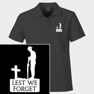 Remembrance Day Polo Shirt Lest We Forget (3)