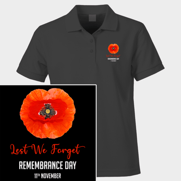 Remembrance Day Polo Shirt Lest We Forget (4)
