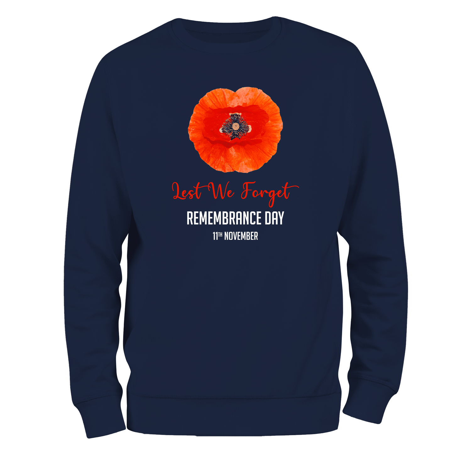 Remembrance Day Sweatshirt Lest We Forget (4)