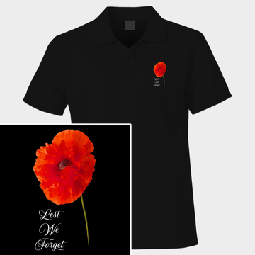 Remembrance Day Polo Shirt Lest We Forget (5)