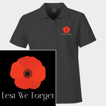 Remembrance Day Polo Shirt Lest We Forget (6)