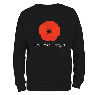 Remembrance Day Sweatshirt Lest We Forget (6)