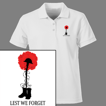 Remembrance Polo Shirt Lest We Forget (7)